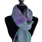 Helyat Handwoven Bamboo Viscose Scarf - Green & Mauve