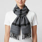 Fair Trade Helyat Handwoven Scarf - Shades of Gray, Sustainable Fashion, Ethically Handmade