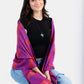 Helyat Handwoven Scarf Fuchsia and Blue