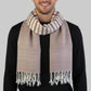Handwoven Horizontal Stripes Scarf - Sand Dunes
