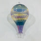 Blown Glass Ornament - Hot Air Balloon Shades of Purple