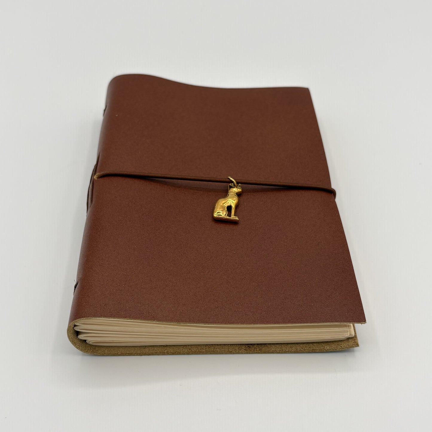 Handcrafted Soft Cover Leather Journal Havane 