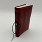 Handcrafted Soft Cover Leather Journal Red - Cruelty-Free