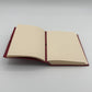 Handcrafted Soft Cover Leather Journal Red - Cruelty-Free