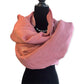Handwoven Linen Scarf - Burgundy