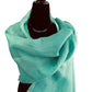Handwoven Linen Scarf - Teal