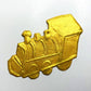 Metal Train Ornament - Gold