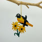 Metal Baltimore Oriole Ornament