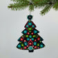 Eco-friendly Upcycled Metal Christmas Tree Ornament, Ethically Handmade