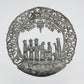 Metal Wall Décor Nativity with Three Magi - Color of Metal