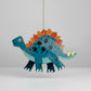 Upcycled Metal Ornament - Stegosaurus