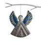 Upcycled Metal Ornament and Magnet - Angel in Color