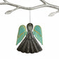 Upcycled Metal Ornament and Magnet - Angel in Color