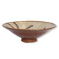 Pottery Round Plate - Two Palm Trees