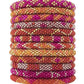 Fair Trade Roll-On Beaded Bracelets - Carousel, Hand-beaded by women artisans, sustainable fashion
