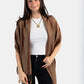 Small Striped Handwoven Scarf - Sinai Copper