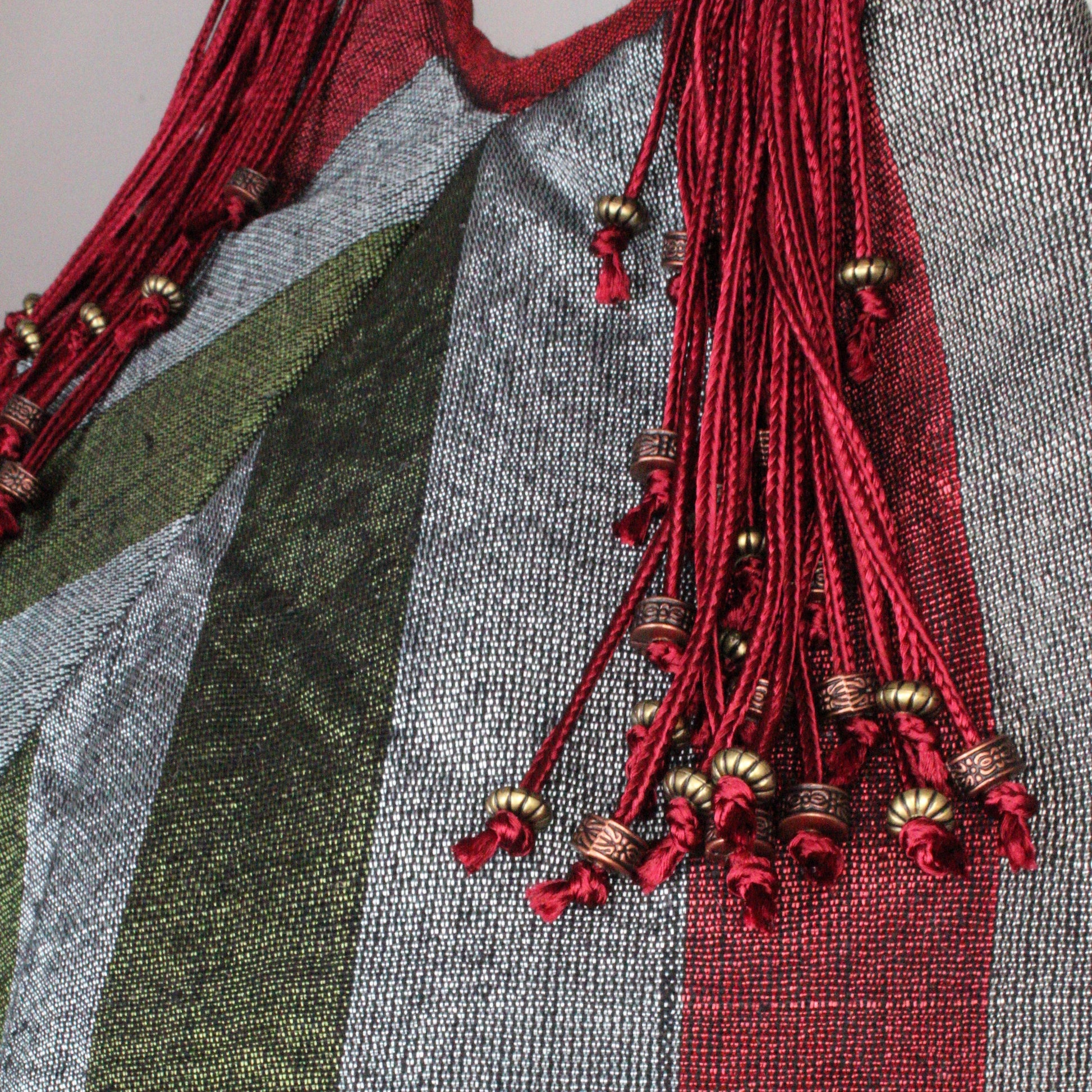 Sofia Handcrafted Moiré Shoulder Bag
