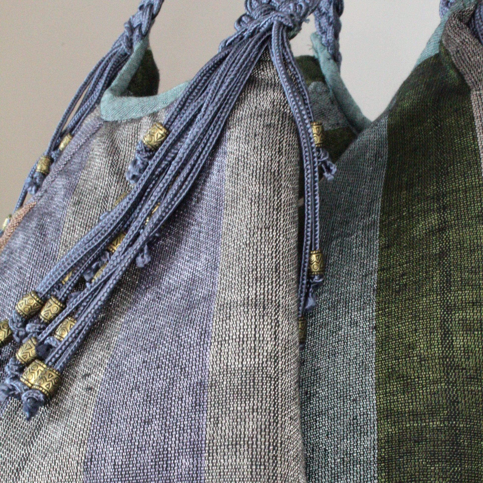 Sofia Handcrafted Moiré Shoulder Bag