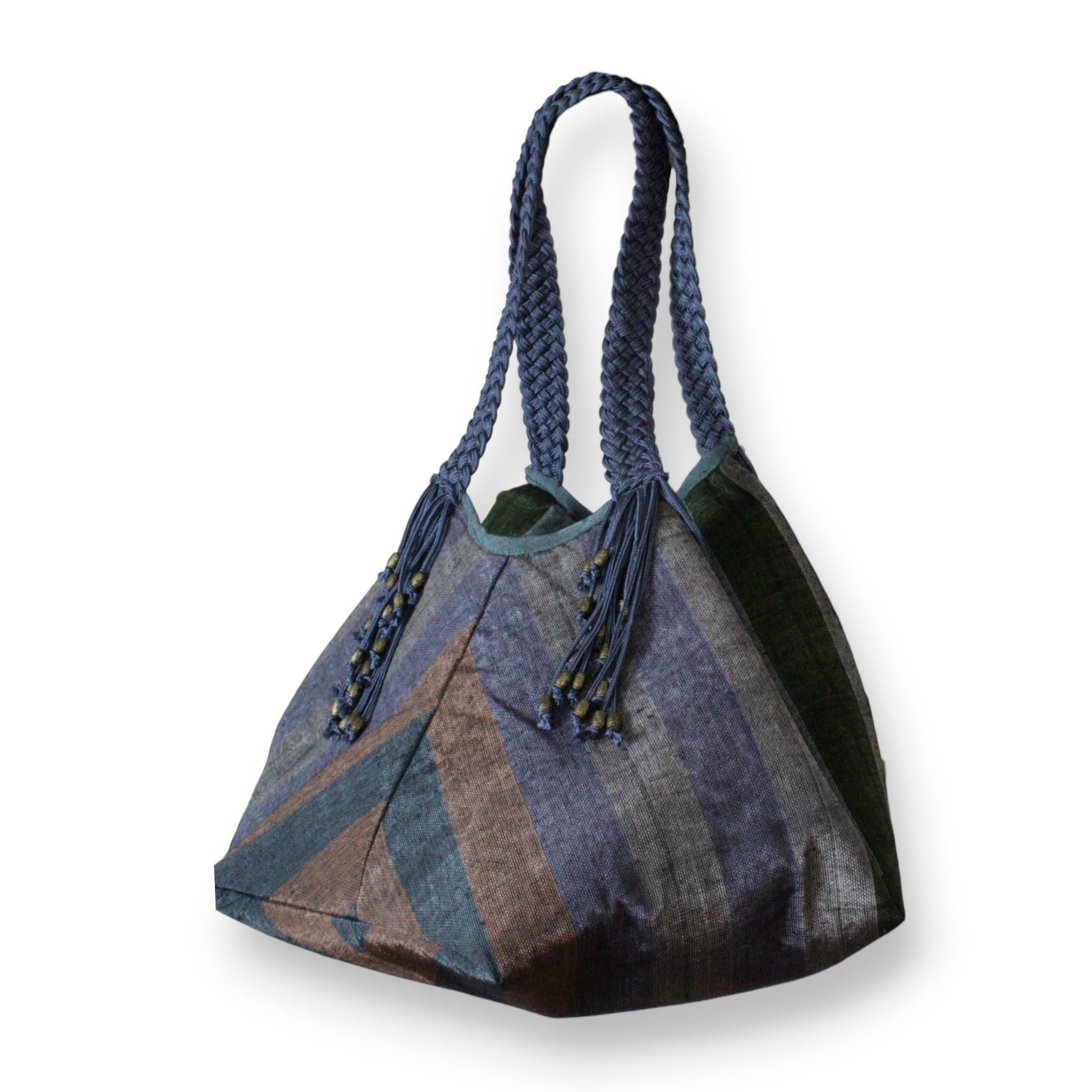 Sofia Handcrafted Moiré Shoulder Bag