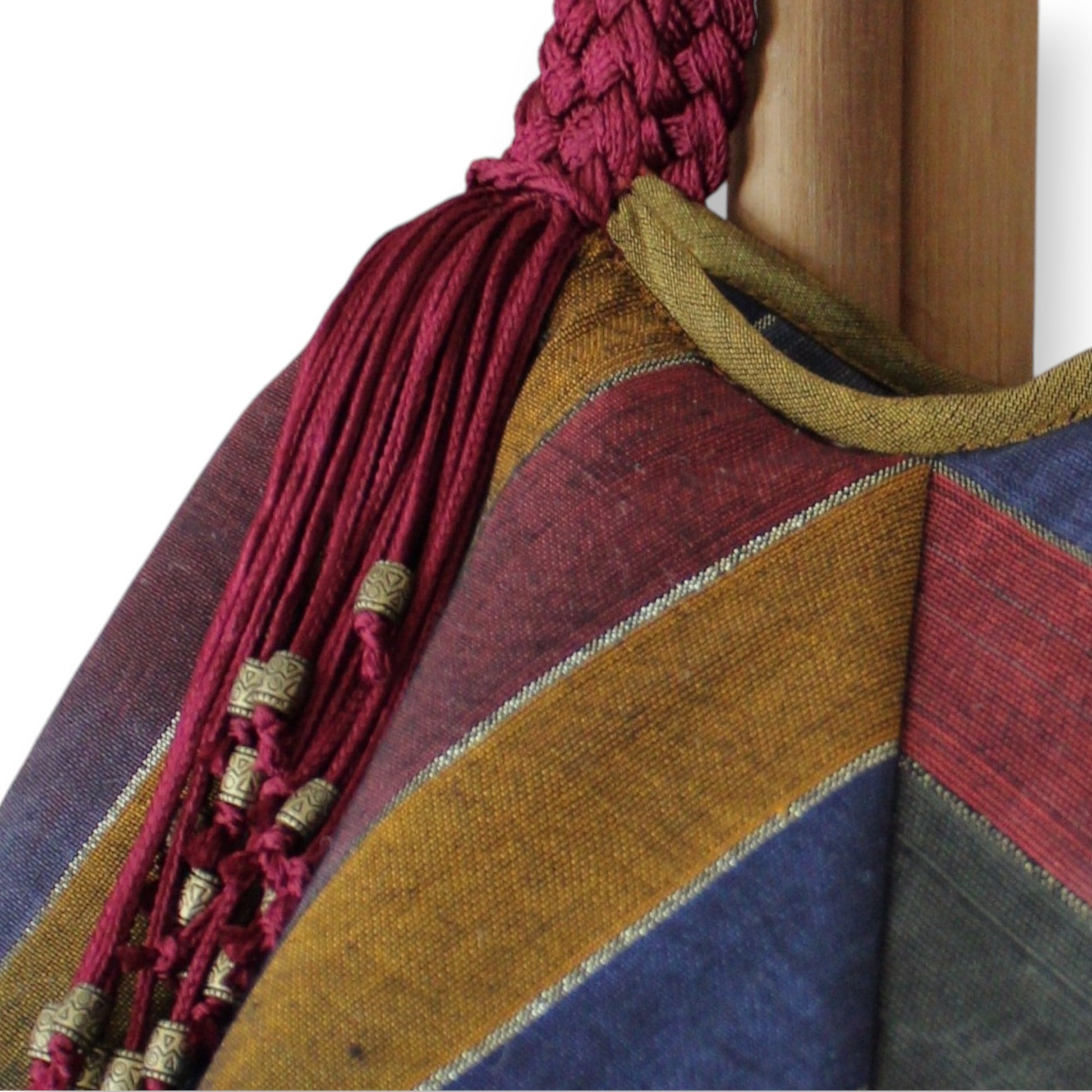 Sofia Handcrafted Moiré Shoulder Bag