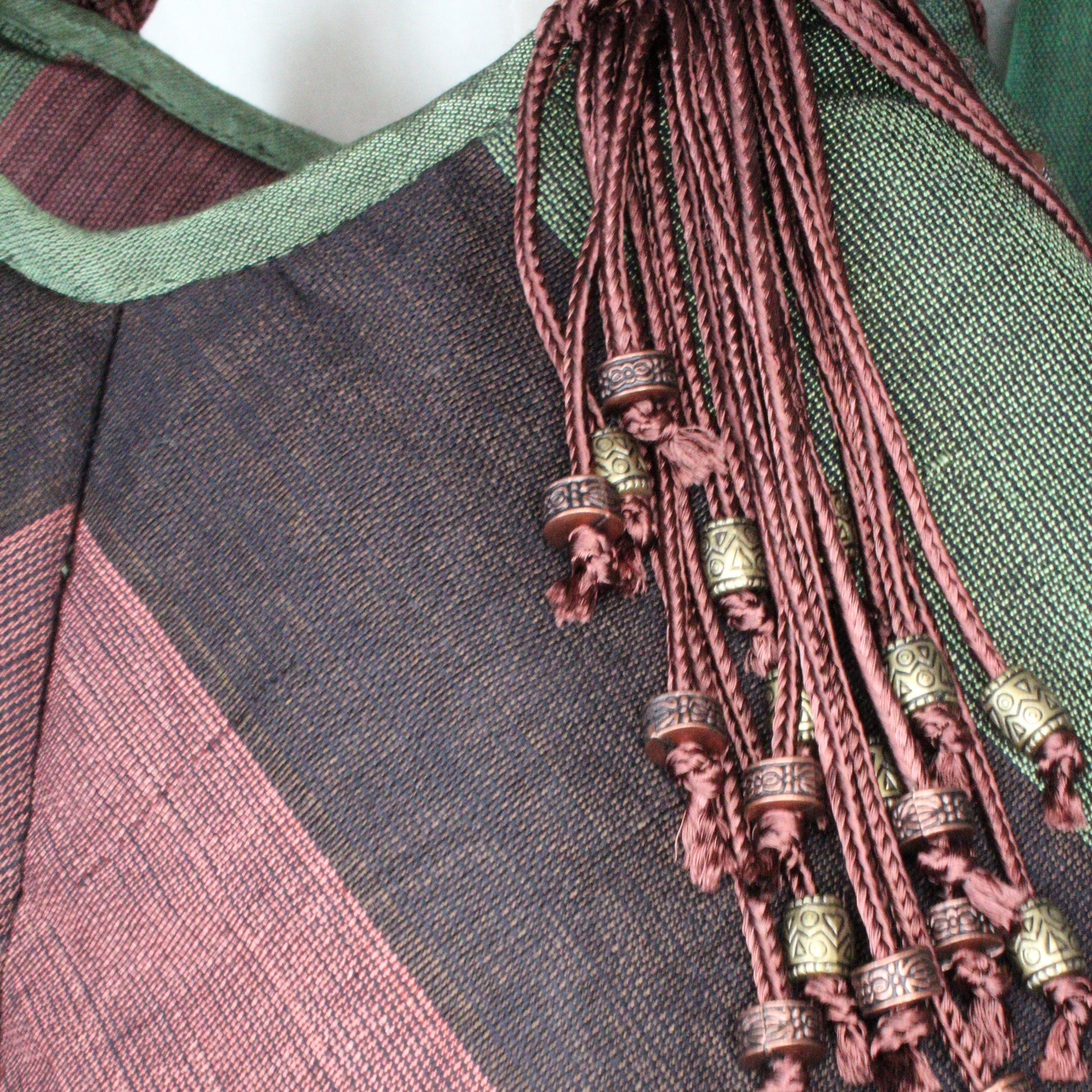 Sofia Handcrafted Moiré Shoulder Bag