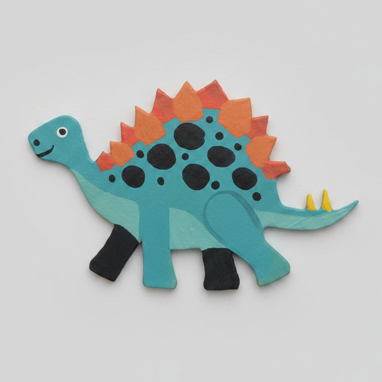 Upcycled Metal Ornament - Stegosaurus