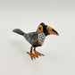 Fair Trade Eco-friendly Upcycled Metal 3D Tabletop Toucan Bird Sculpture, Ethically Handmade, Sustainable