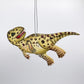 Sustainable handcrafted upcycled metal T-Rex Dinosaur ornament, eco-friendly ethically handmade, fair trade