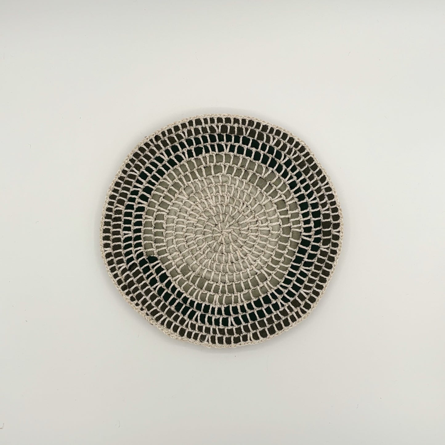 Upcycled Textile Trivet - Set of 2