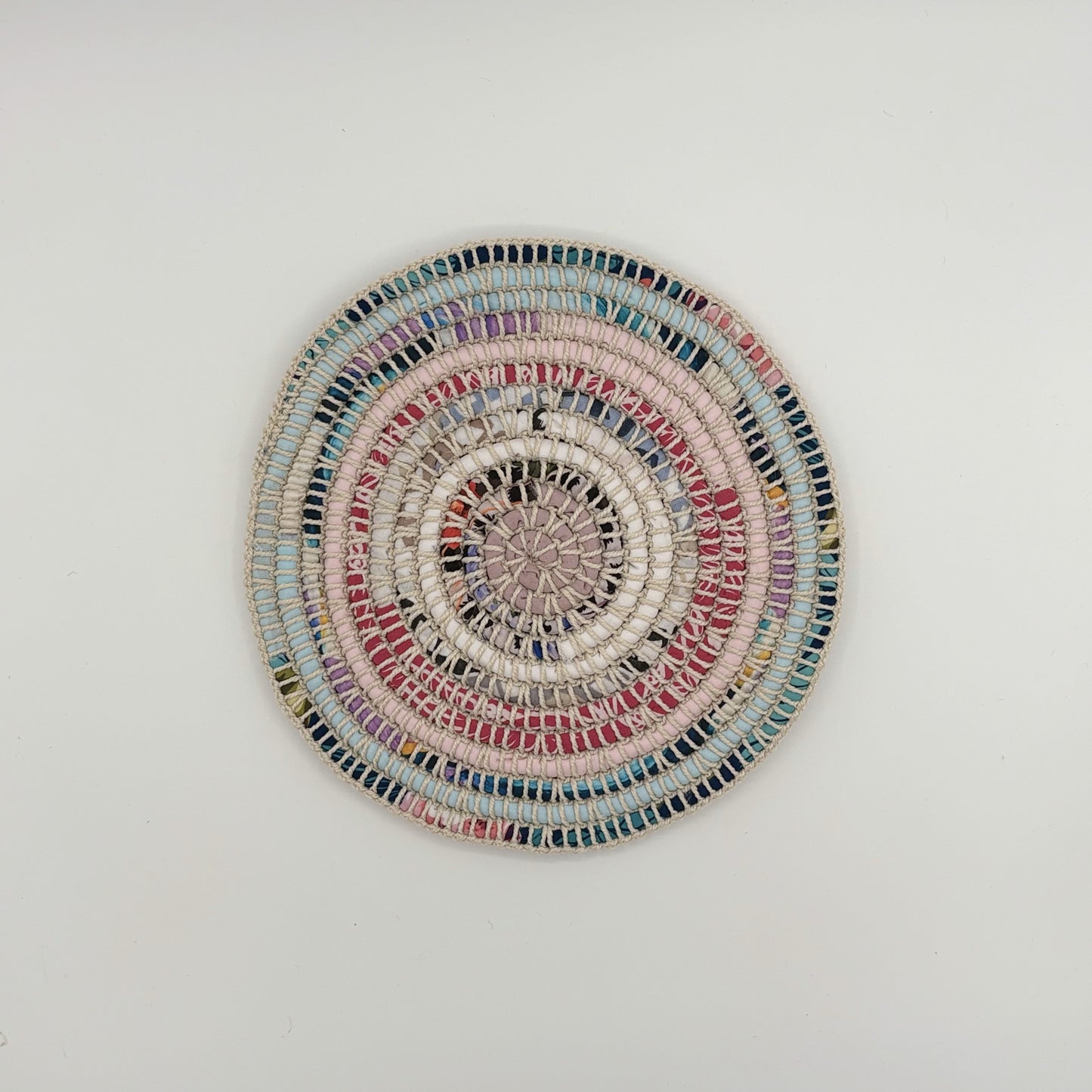 Upcycled Textile Trivet - Set of 2