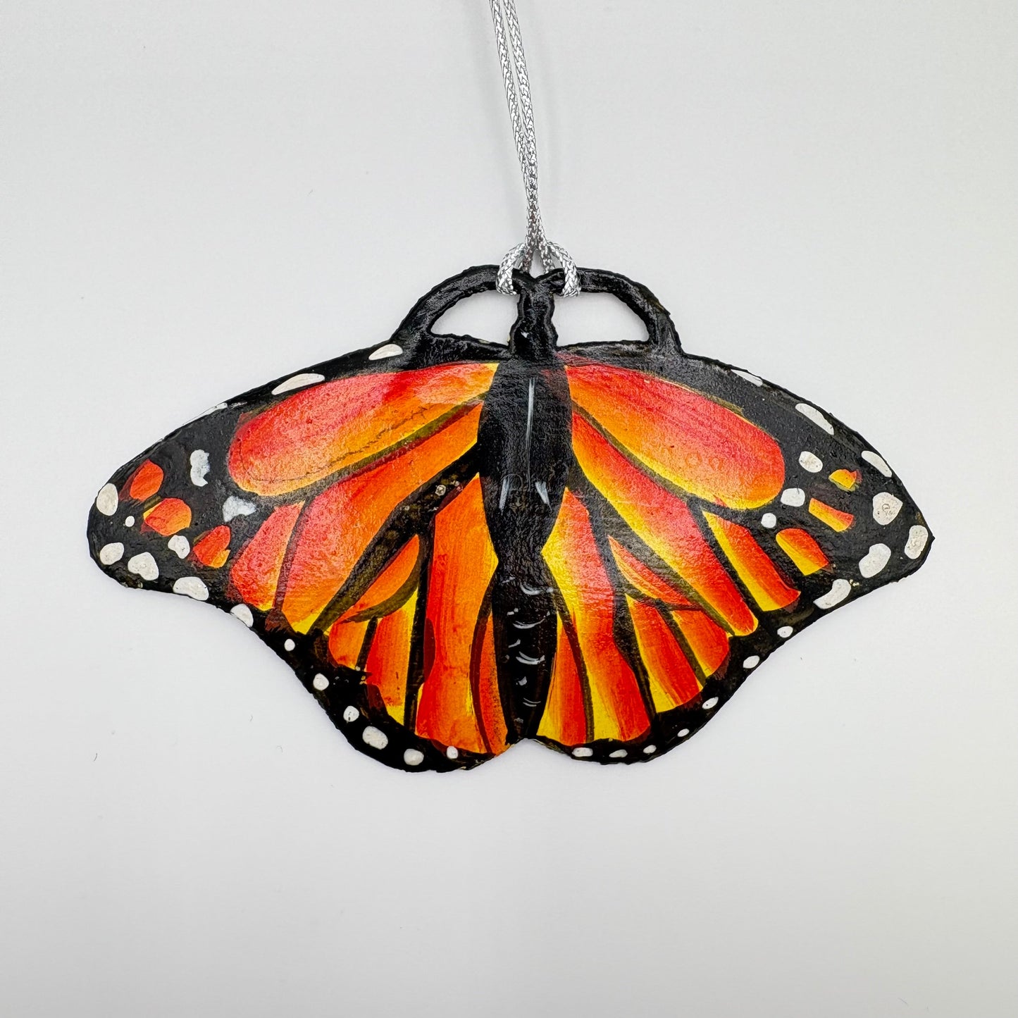 Sustainable Handcrafted Upcycled Metal Colorful Monarch Butterfly, Fair Trade Ethically Handmade, Eco-friendly