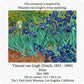 Blown Glass Ornament - Van Gogh Irises