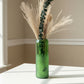 Fair Trade Upcycled Glass Siwa Palms Vase, Sustainable Ethically Handmade Home Decor
