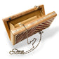 Wood Clutch with Mother of Pearl