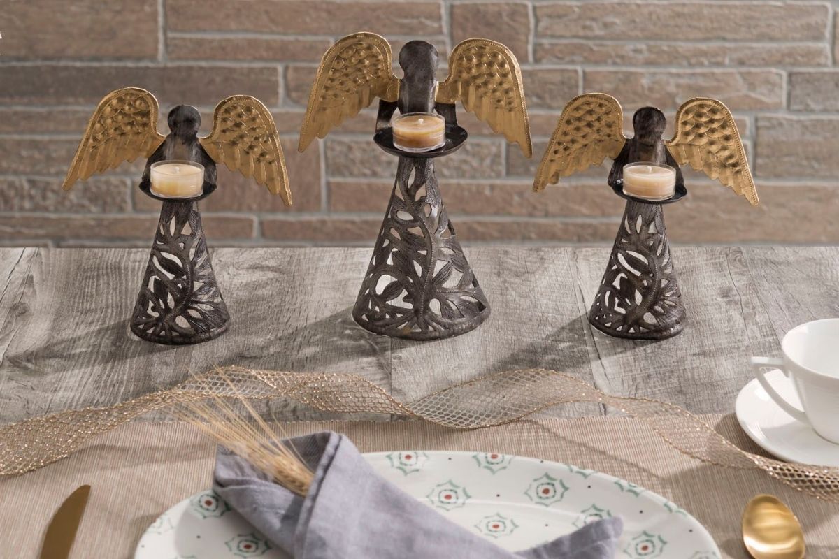 Angel Tealight Stands