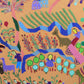 Hand Embroidered Tapestry - The Countryside by Reda Hakim - Dandarah