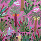 Hand Embroidered Tapestry - Eggplant Picking - Dandarah