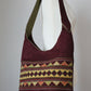 Fair Trade Bahga Handcrafted Shoulder Bag - Burgundy, Ethical Sustainable Fashion
