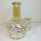 Blown Glass Carafe & Tumbler Set - Leaves