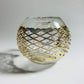 Blown Glass Oil Diffuser - Gold Diamonds