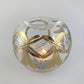 Blown Glass Oil Diffuser - Gold Drapes