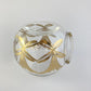 Blown Glass Oil Diffuser - Gold Drapes