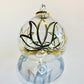 Blown Glass Ornament - Gold Lotus