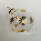 Blown Glass Christmas Ornament - Gold Stars