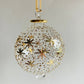 Blown Glass Ornament - Gold Stars & Dots