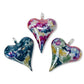 Blown Glass Ornament - Heart Multi / Blue