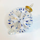 Blown Glass Ornament - Blossoms White