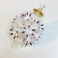 Blown Glass Ornament - Blossoms White