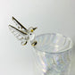 Blown Glass Cocktail Stirrer - Pigeon