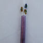 Blown Glass Straw - Purple